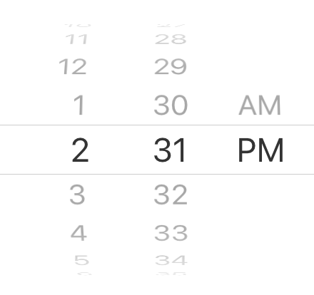react native timepicker