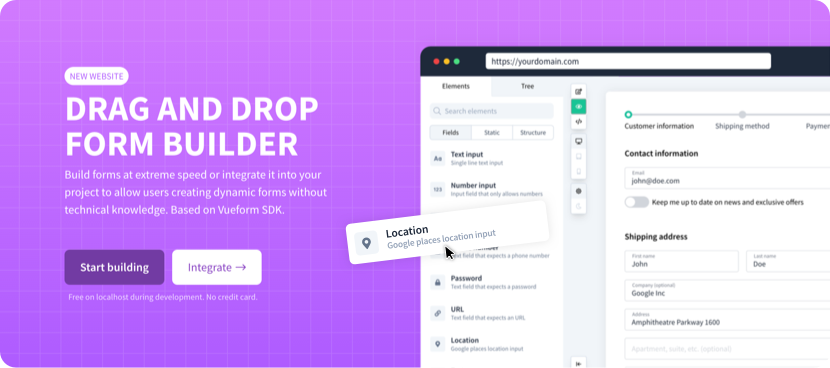 Vueform Builder Vueform Builder